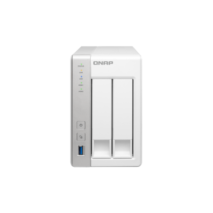 QNAP TS-231 2 Bay Home & SOHO NAS Server Dual Core USB 3.0 x 3 Dual GbE Port Personal Cloud
